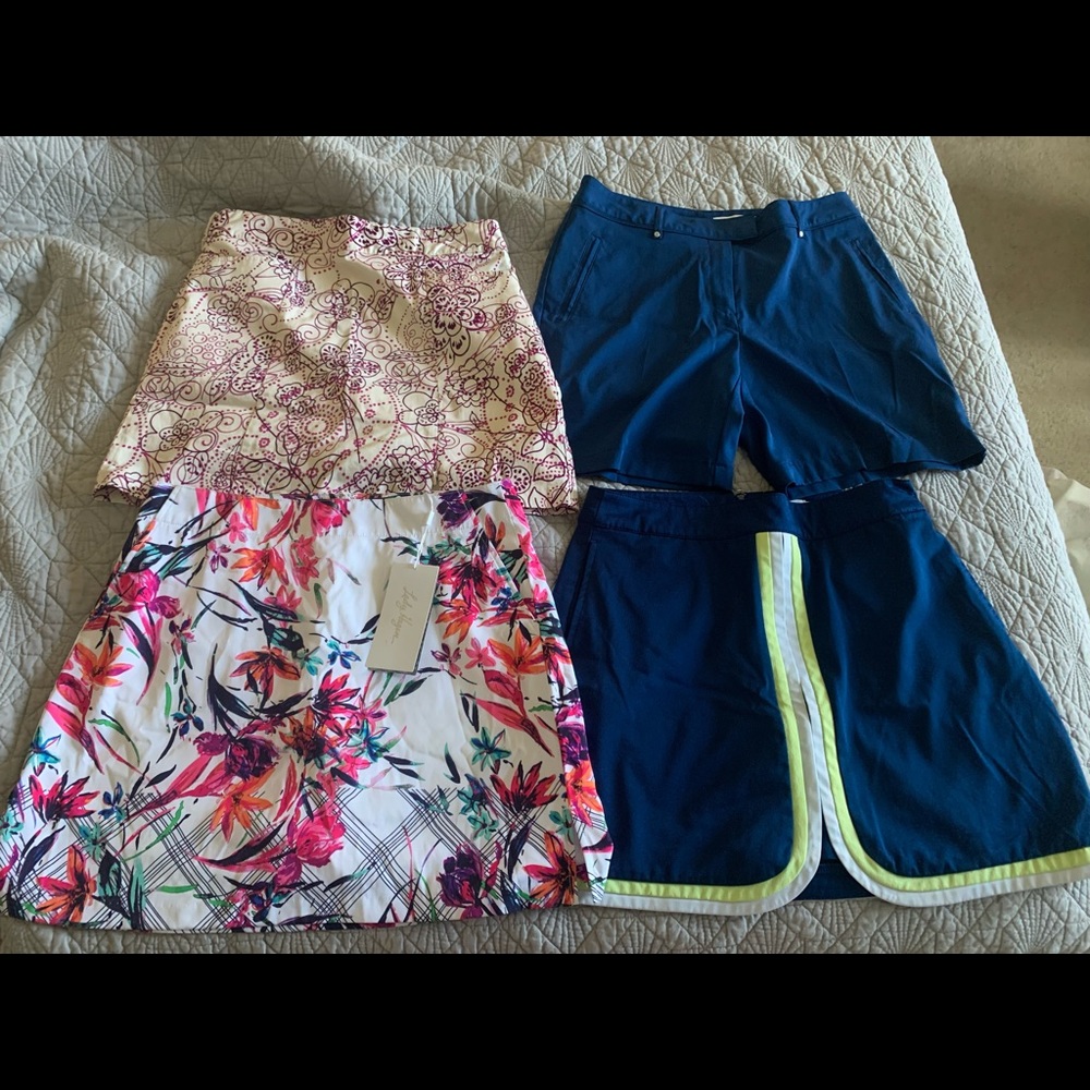 3 Lady Hagen Golf Skorts & 1 Lady Hagen Golf Short (Size 4)